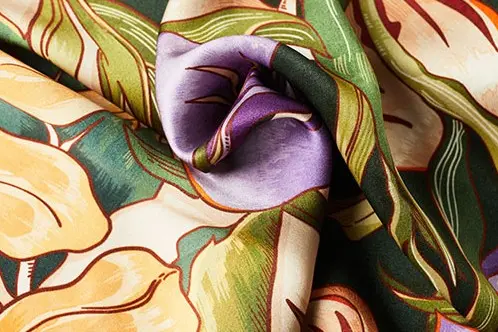 Printed silk artwork and strike-off comparison