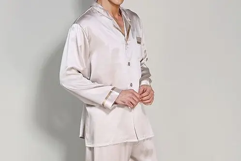 Silk satin pajama fitting sample