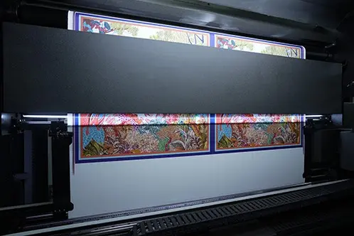 Dyeing, digital printing and screen printing at ElaraSilk