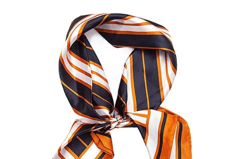 Polyester satin scarf material