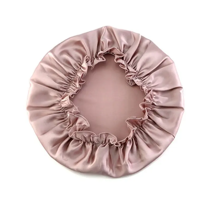 Silk bonnet outer and inner layers