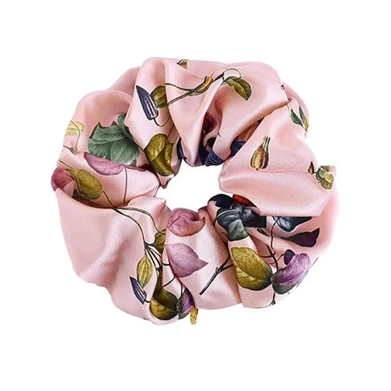 Custom silk scrunchies