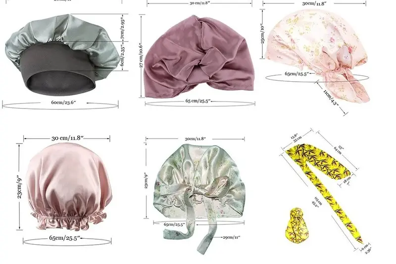 Bonnet head fit and cap volume sample