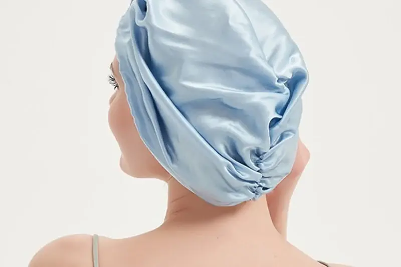 Roomier profile silk bonnet
