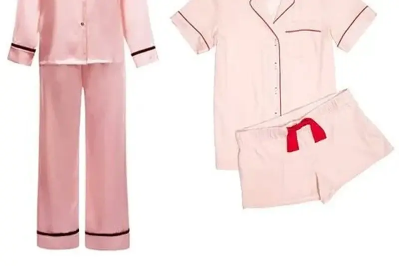 Pajama style size chart and silk approval