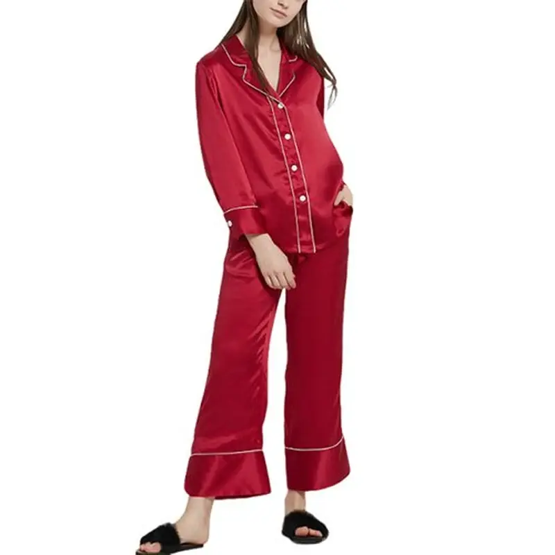 Custom silk pajamas