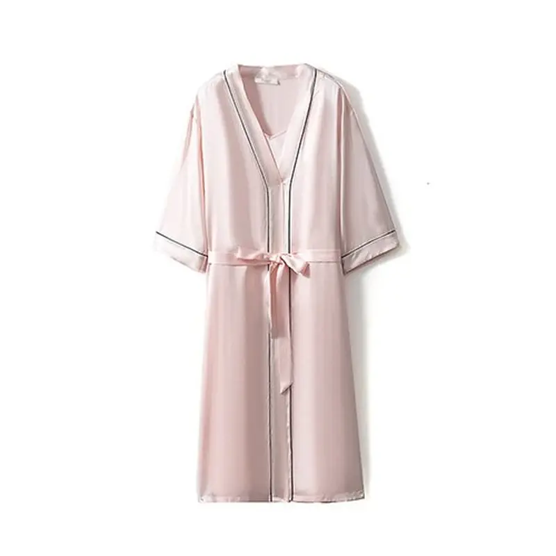 Branded silk robe packaging