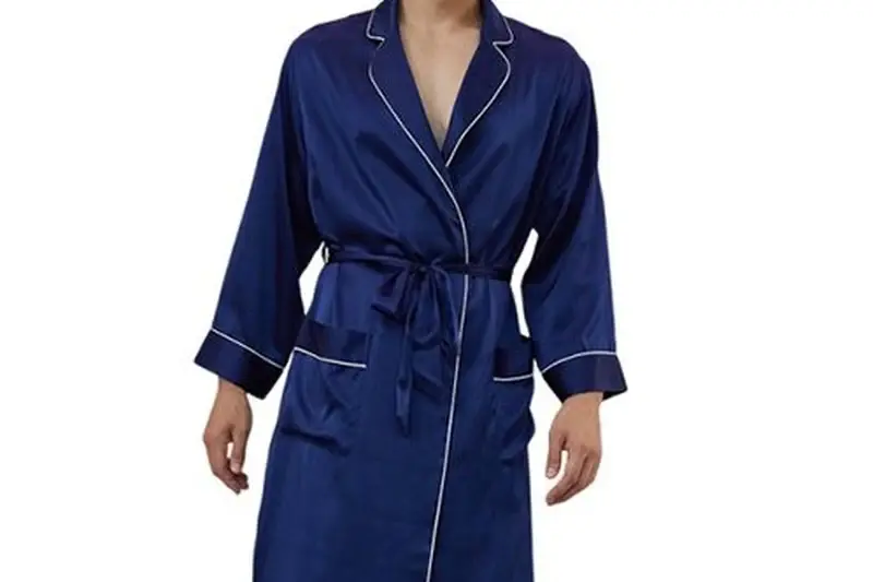 Long silk robe hem and movement review