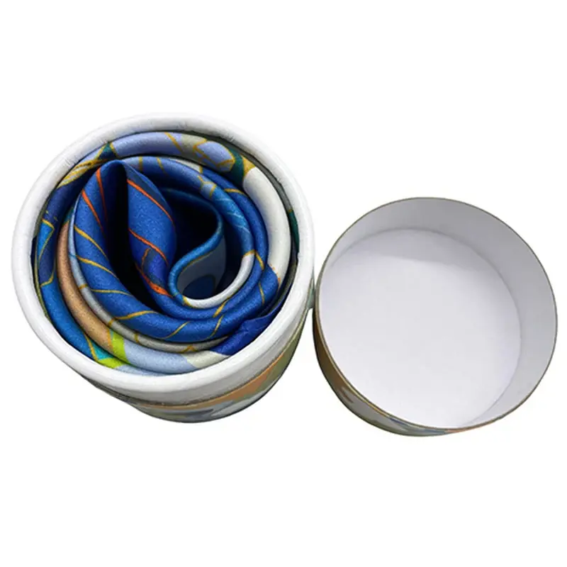 Labels and packaging for silk scarves