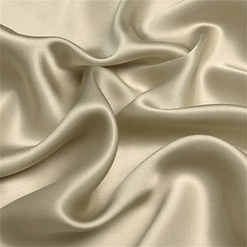 Silk satin fabric