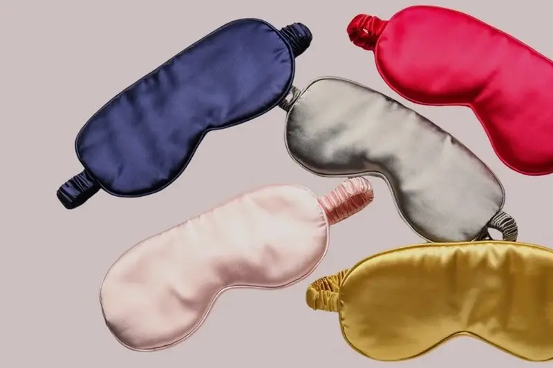 Approved sleep mask sample and production record
