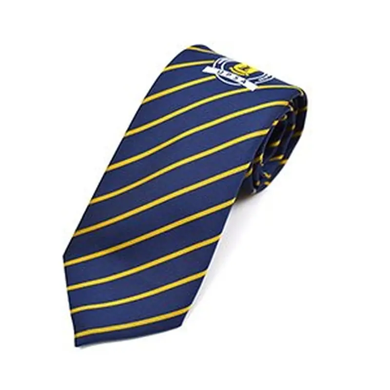 Custom silk tie front view