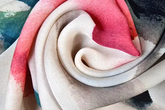 Silk fabric weaves and momme comparison